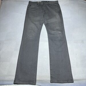 AG Adriano Goldschmied The Protege Straight Leg Pants Mens 32x34 Gray Stretch